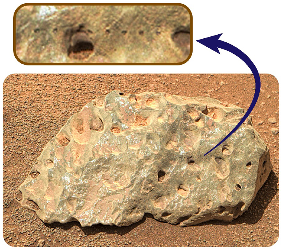 Astronomy Lasers Used to Vaporize Small Amounts of Martian Rocks on Mars