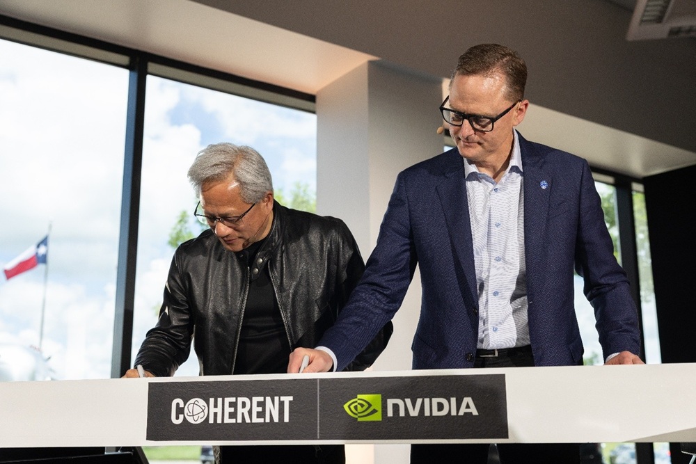 Coherent and Nvidia CEO