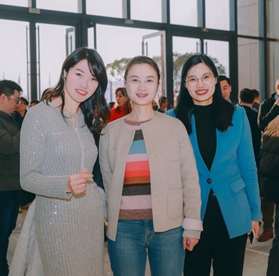 Coherent coworkers strike a pose during our Chinese New Year event