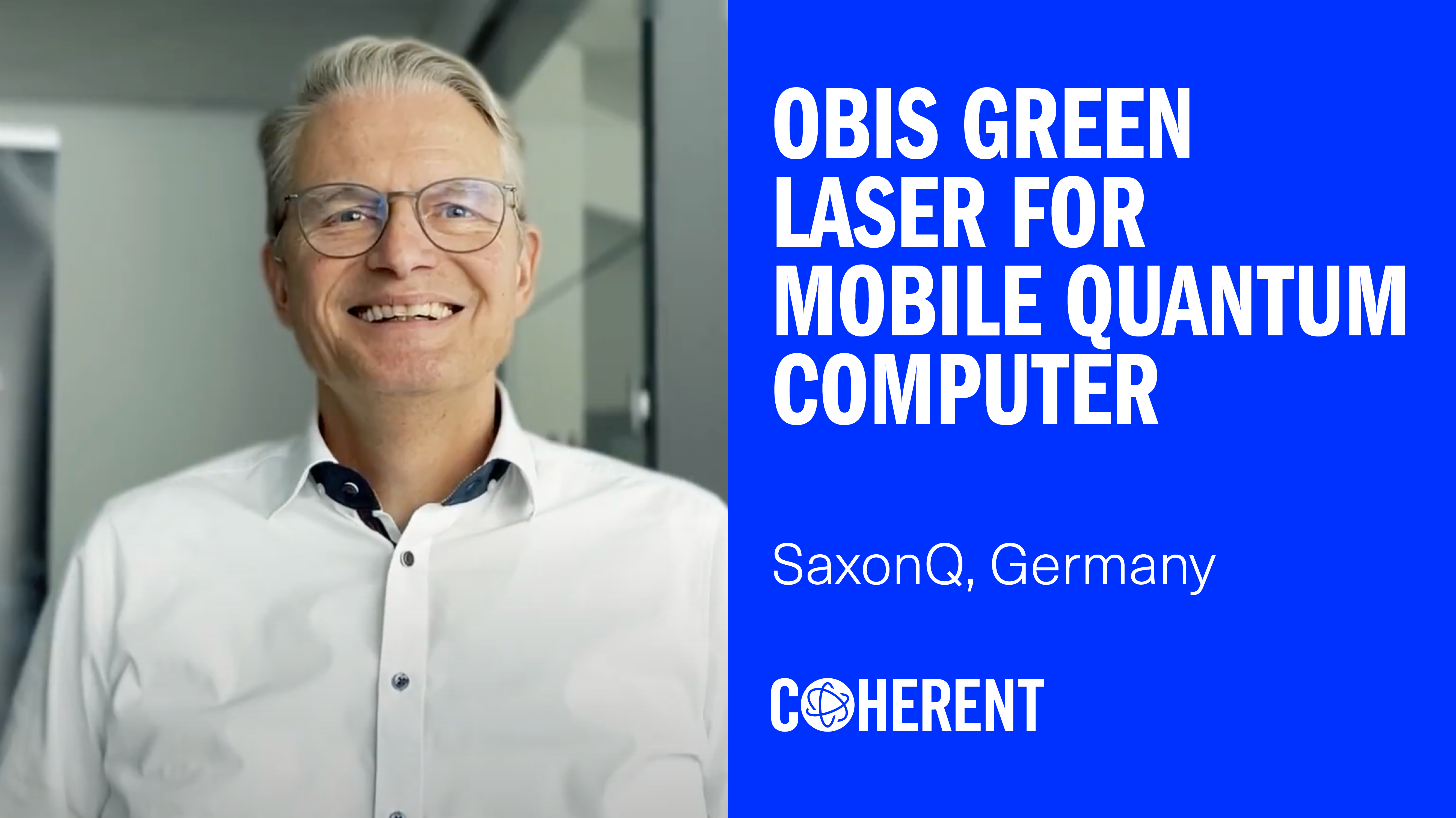 OBIS Green Laser for Mobile Quantum Computer SaxonQ, Germany