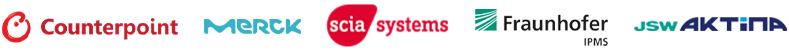 Counterpoint, MERCK, SCIA Systems, Fraunhofer and JSW Aktina