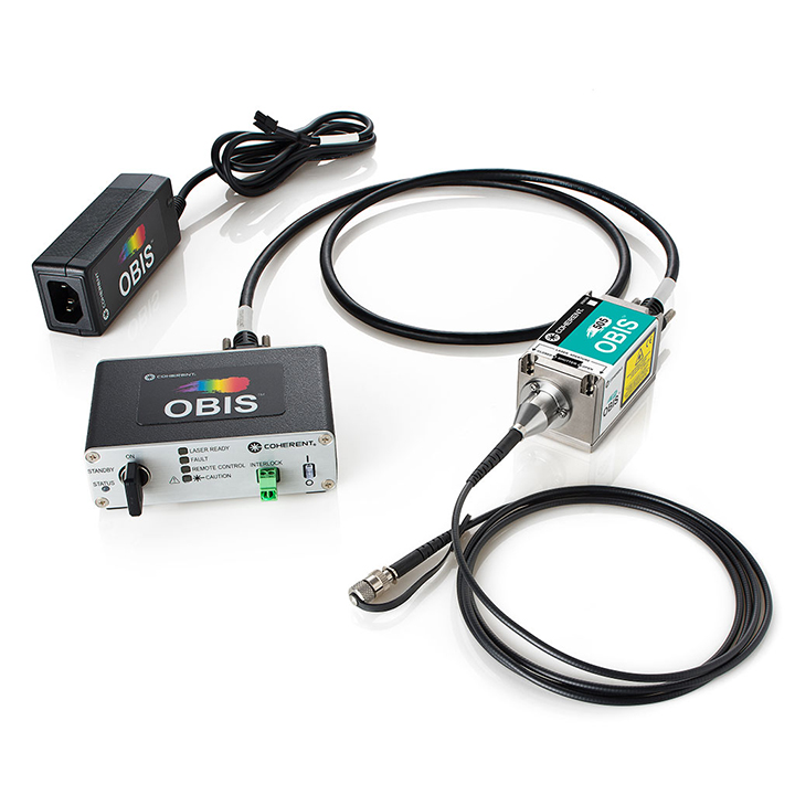OBIS LX 505 nm  40 mW Laser System, Fiber Pigtail, FC