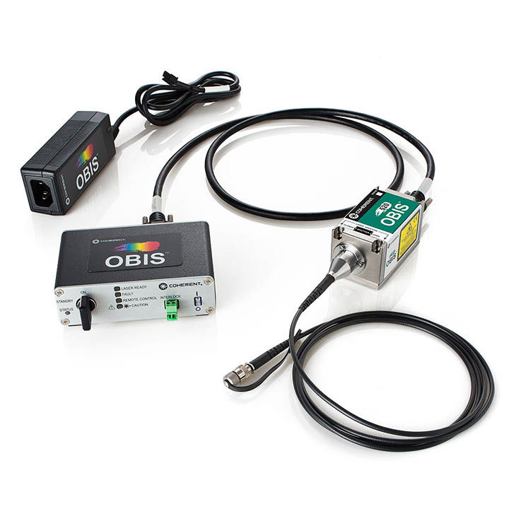 OBIS LX 520 nm  25 mW Laser System, Fiber Pigtail, FC